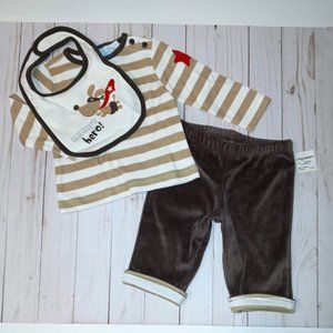 First Impressions Baby Boys 3pc Pants Outfit MOMMY'S HERO